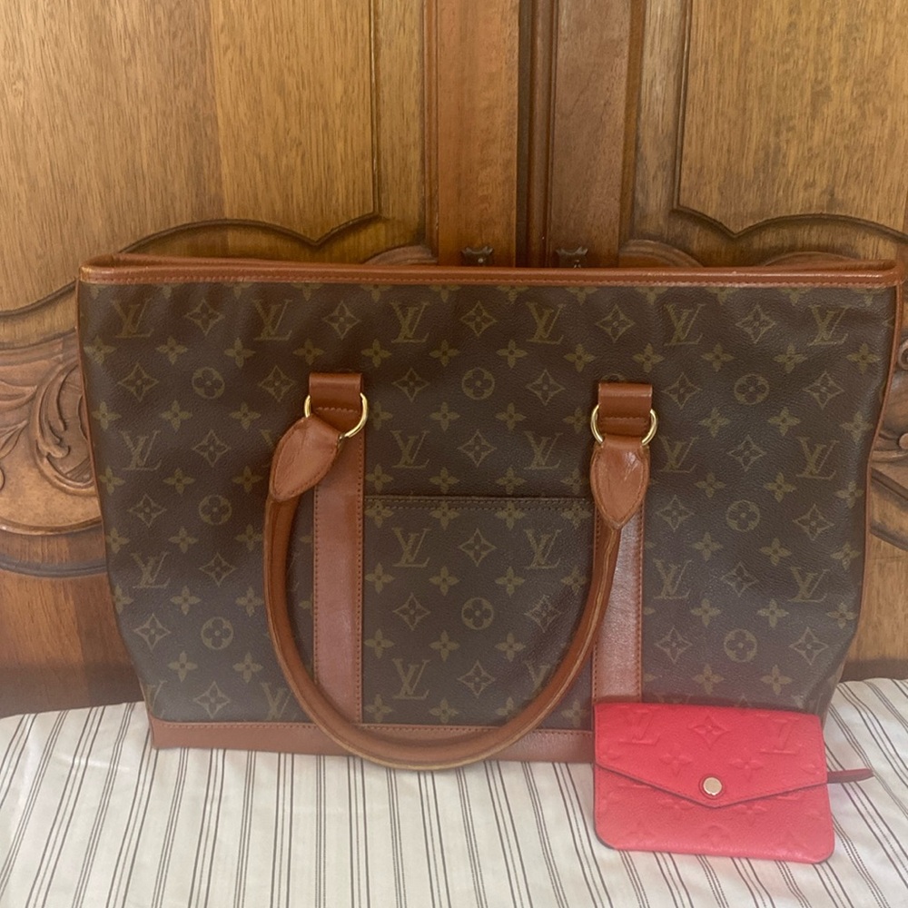 Louis Vuitton Brown Monogram weekender Handbag